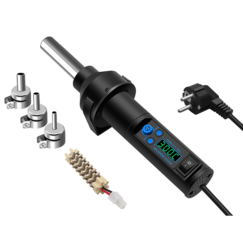 Hot Air Station 858 - Pistola de aire caliente electrónica ajustable