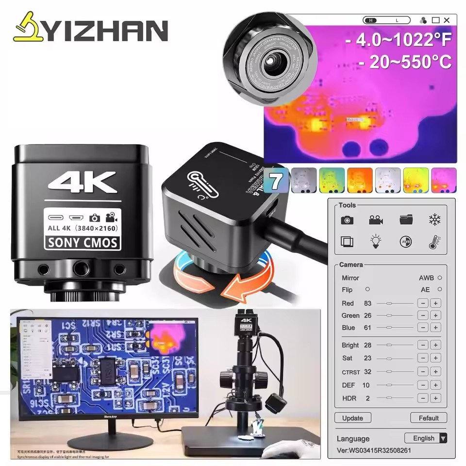 Electronics Repair Tool - Cámara de Microscopio para Soldadura Electrónica