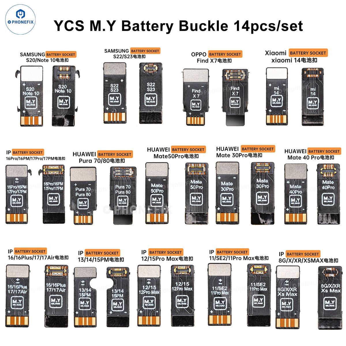 Juego de Conectores de Batería - Phone Battery Replacement reseña y precio