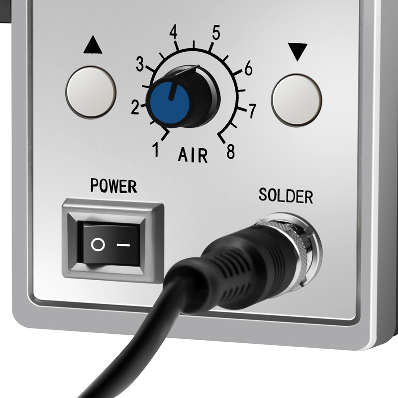 Pistola de aire caliente 858D  - Hot Air Station 858 reseña y precio