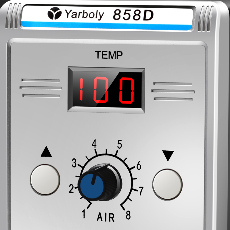 Pistola de aire caliente 858D  - Hot Air Station 858 reseña y precio